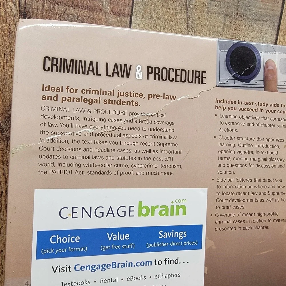 Criminal Law & Procedure 8th Edition, By John M. Scheb